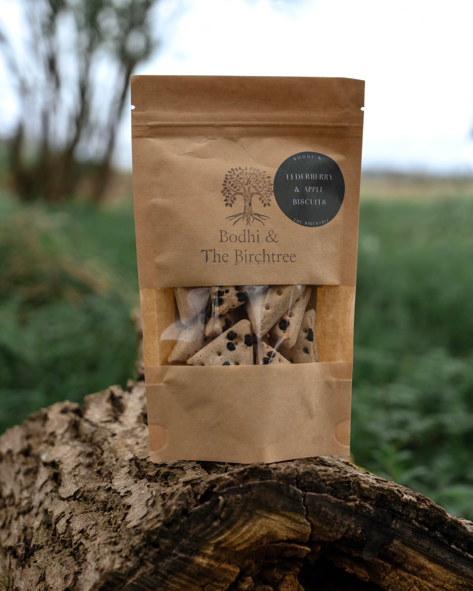 Bodhi & The Birchtree Elderberry & Apple Biscuits 80g - Bodhi & The Birchtree