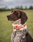 Watercolour Mountains & Cream Polar Fleece Snood - Bodhi & The Birchtree