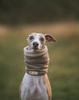‘The Mia’ Dark Camel & Light Stone Polar Fleece Snood - Bodhi & The Birchtree