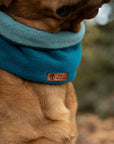 ‘The Alester’ Petrol & Sage Polar Fleece Snood