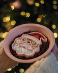 Festive Santa Dual Slow Feeder/Lick Mat Bowl - Bodhi & The Birchtree