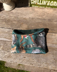 Market Night - Woodland Animals & Fir Green Polar Fleece Snood Medium