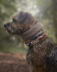Woodland Camo & Dark Camel Polar Fleece Snood - Bodhi & The Birchtree
