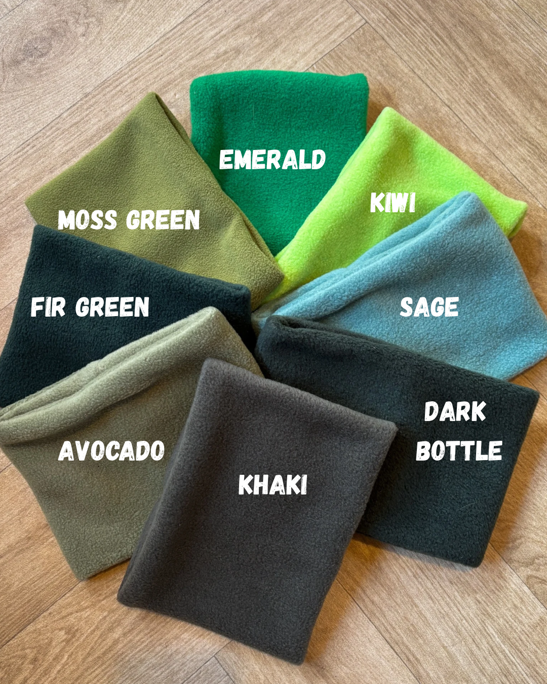 Bodhi & The Birchtree ‘The Greens’ - Polar Fleece Snoods - Bodhi & The Birchtree