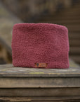 PRE ORDER - Teddy Fleece Snood - Rouge