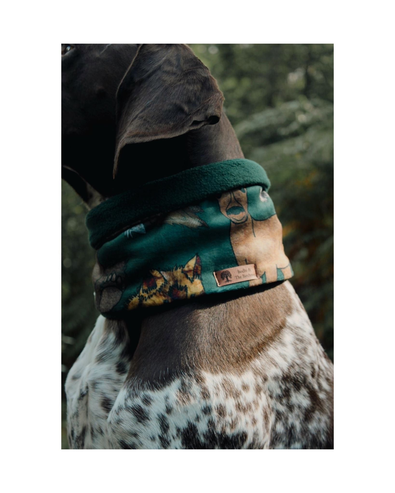 Woody’s Woodand Friends & Fir Green Polar Fleece Snood - Bodhi & The Birchtree