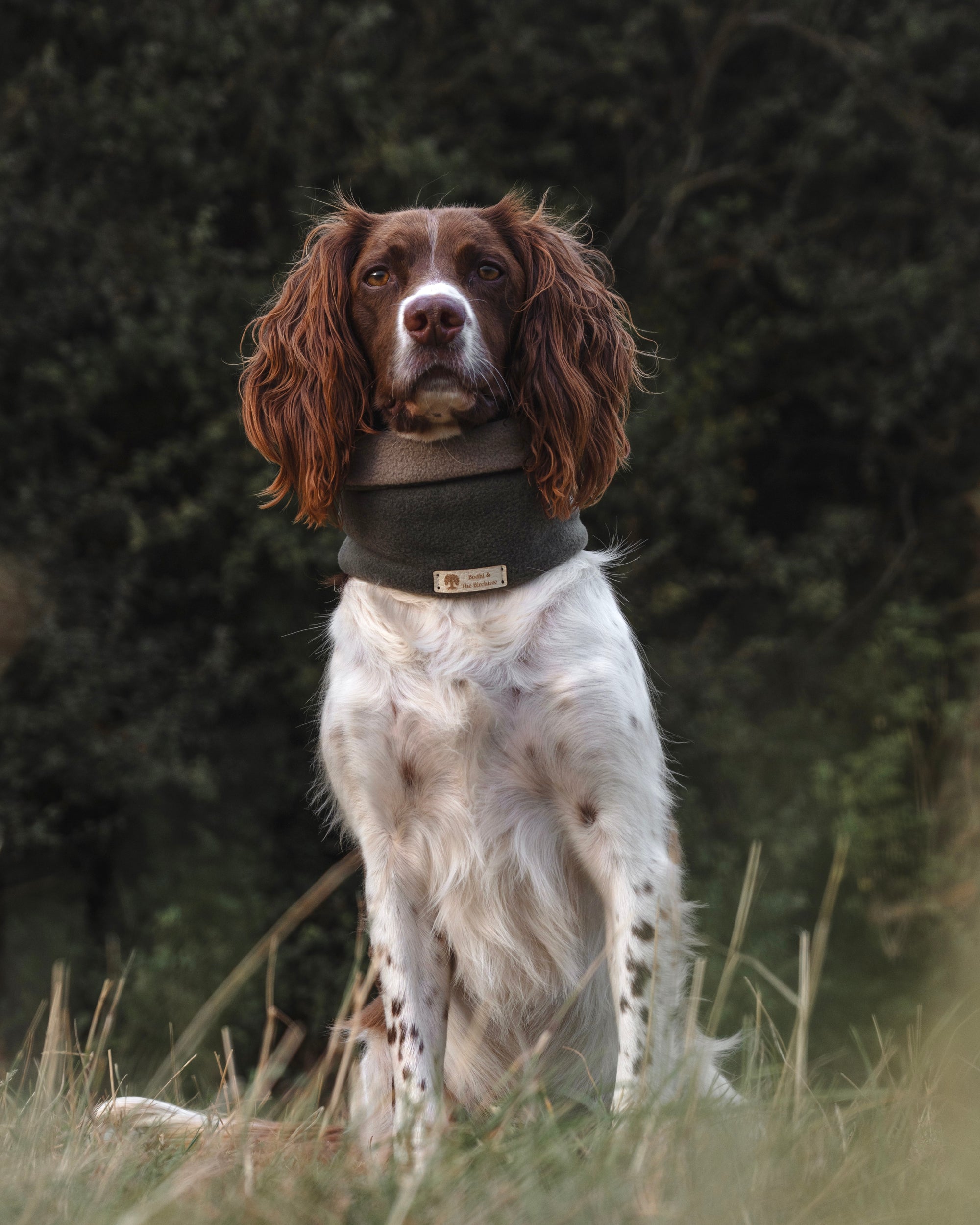 ‘The Jinky’ New Olive & Dark Camel Polar Fleece Snood - Bodhi & The Birchtree