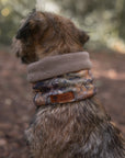 Woodland Camo & Dark Camel Polar Fleece Snood - Bodhi & The Birchtree