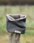 Bodhi & The Birchtree Khaki & Dark Camel Waterproof & Polar Fleece Snood - Bodhi & The Birchtree