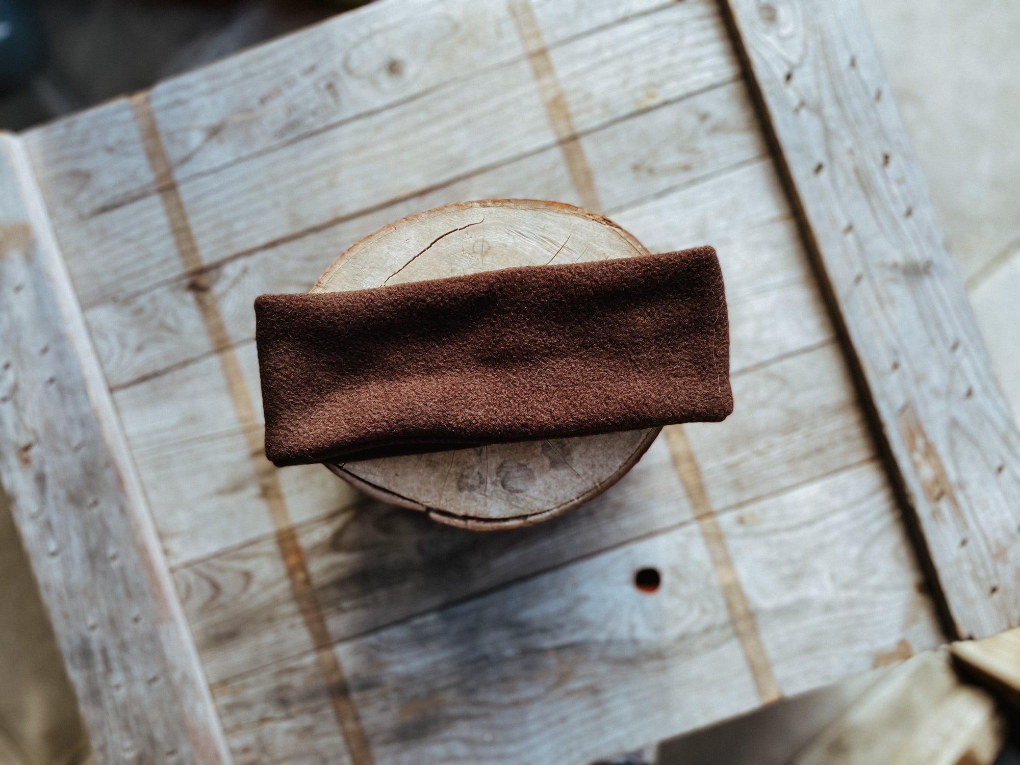 Chocolate Polar Fleece Headband - Bodhi & The Birchtree