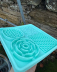 Square Slow Feeder Mat - Mint - Sale