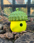 Acorn Dog Treat Dispenser - Green & Lime - Sale