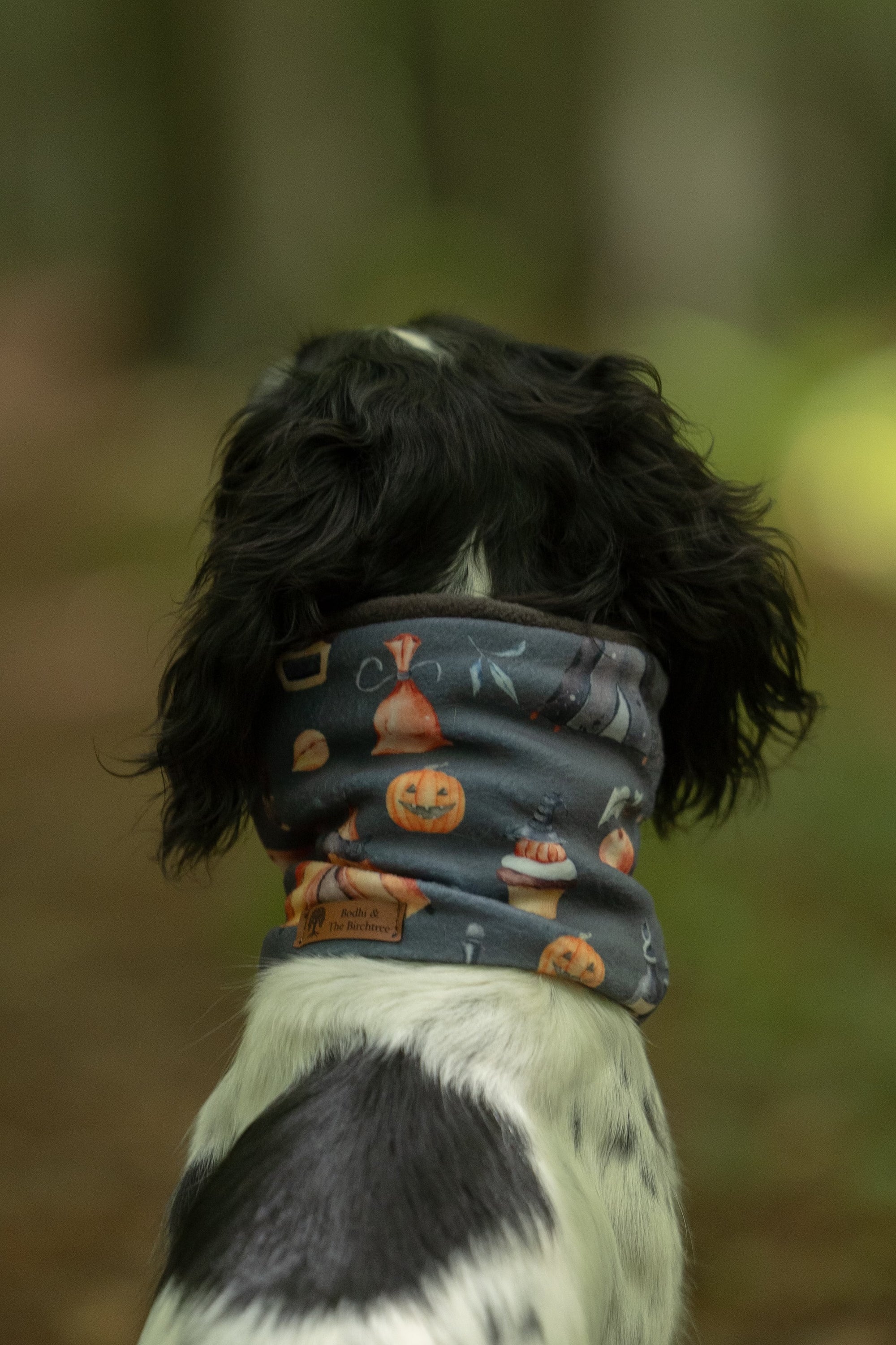 Moonlight Magic & Charcoal Polar Fleece Snood - Bodhi & The Birchtree