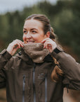 PRE ORDER - Teddy Fleece Daisy Snood - Taupe