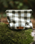 Buffalo Check & Dark Camel Polar Fleece Snood - Bodhi & The Birchtree