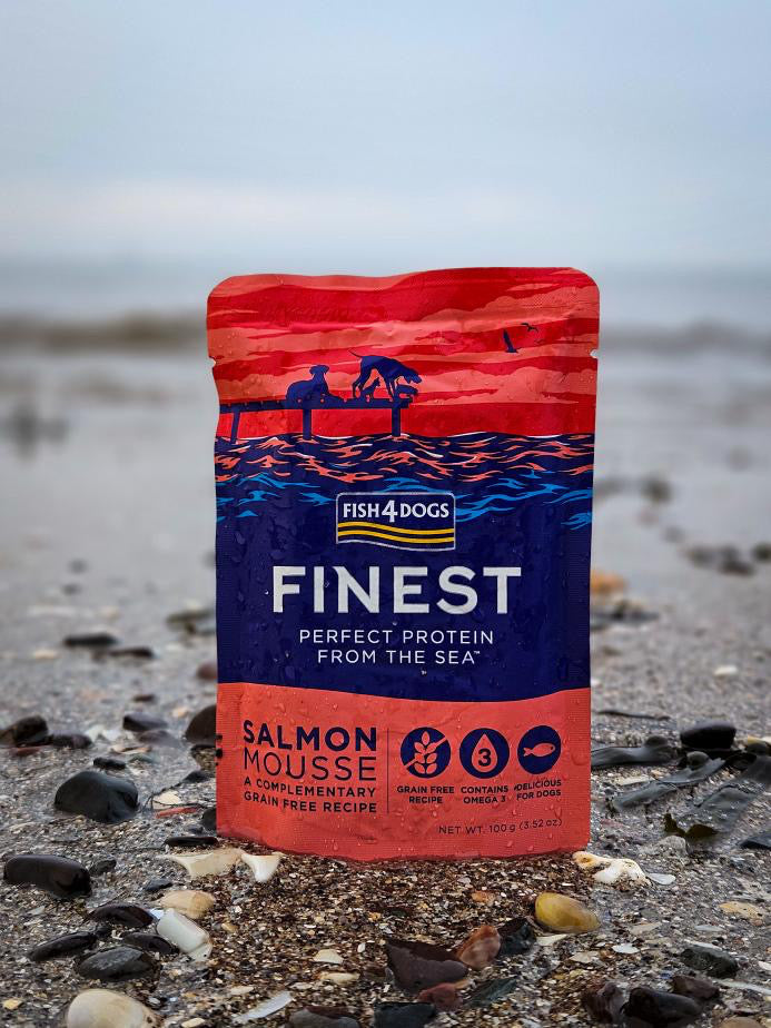 Fish4dogs Finest Salmon Mousse 100g - Bodhi & The Birchtree