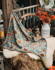 Bodhi & The Birchtree Polar Fleece Blanket - Camping Outdoors & Dark Camel - Bodhi & The Birchtree
