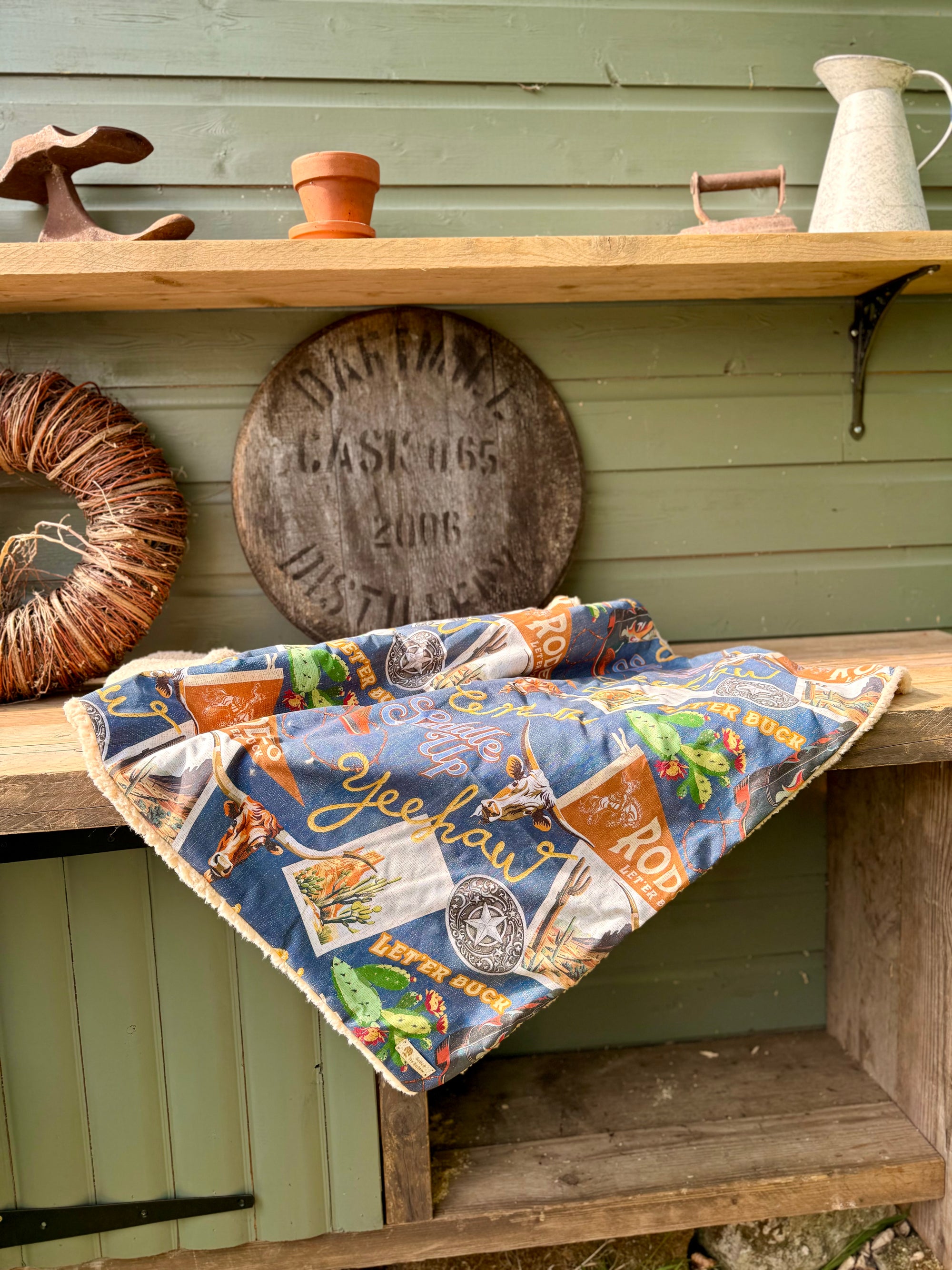 Bodhi & The Birchtree All Cowboy No Bull Sherpa Blanket - Bodhi & The Birchtree