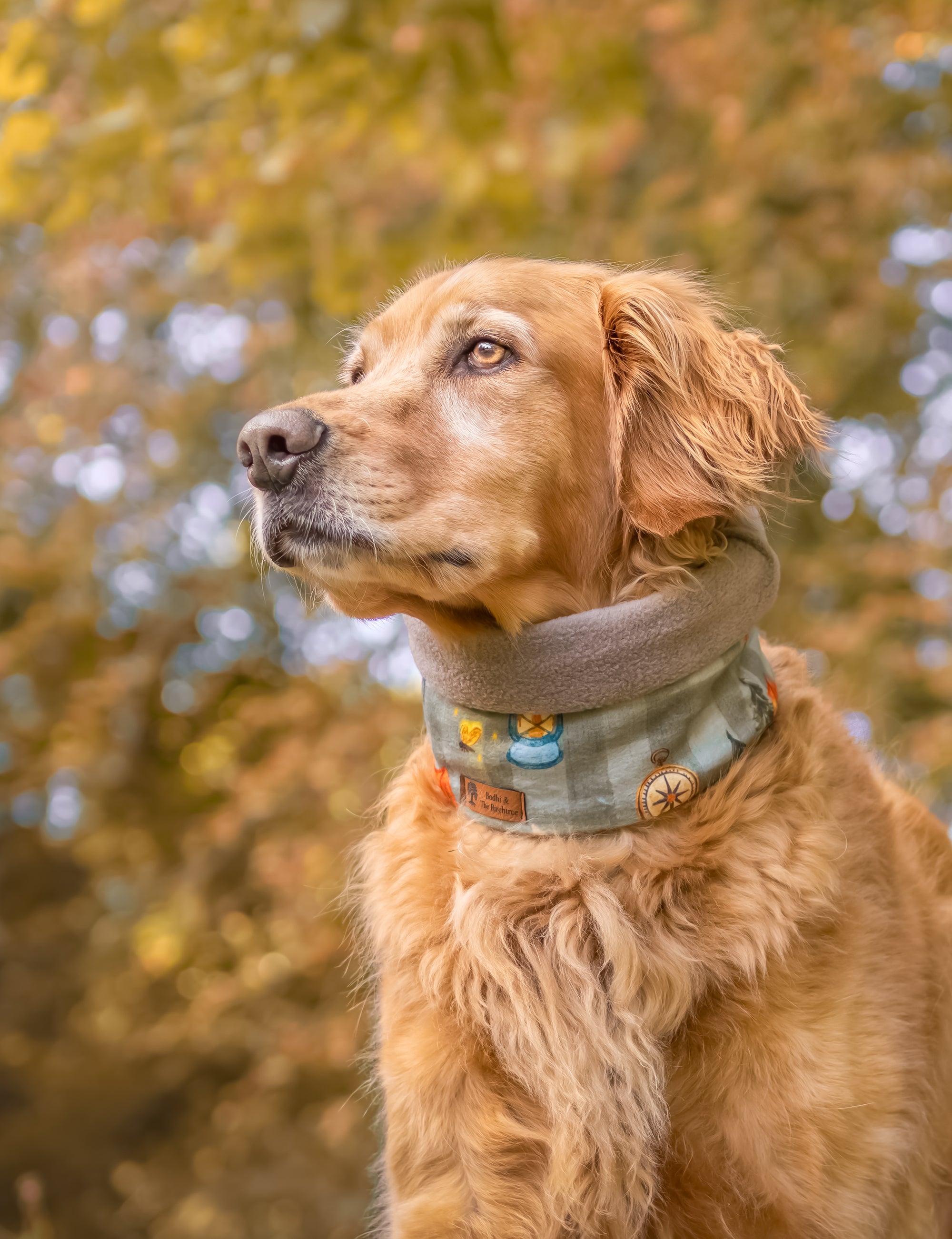 Camping Outdoors & Dark Camel Polar Fleece Snood - Bodhi & The Birchtree