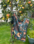 Bodhi & The Birchtree Polar Fleece Blanket - Woodys Woodland Friends & Fir Green