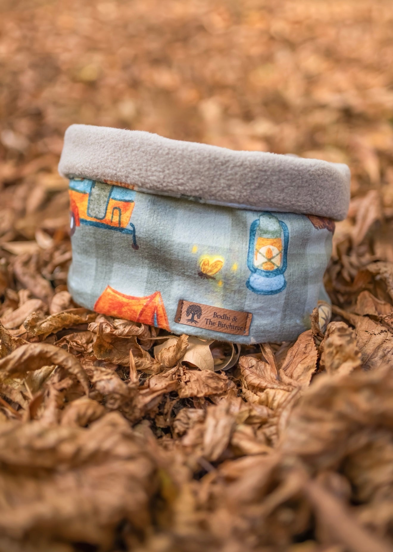 Camping Outdoors & Dark Camel Polar Fleece Snood - Bodhi & The Birchtree