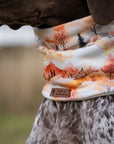 Watercolour Mountains & Cream Polar Fleece Snood - Bodhi & The Birchtree