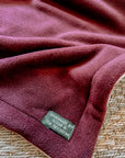 Bodhi & The Birchtree Wine Polar Fleece Blanket - Bodhi & The Birchtree