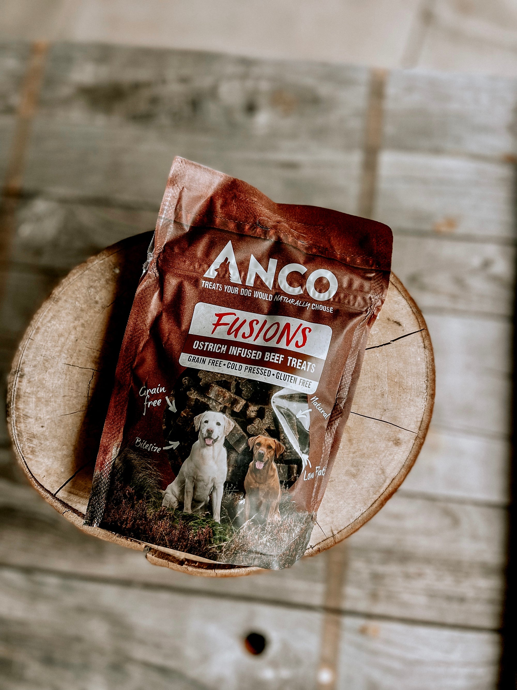 Anco ostrich fusions - dog treats