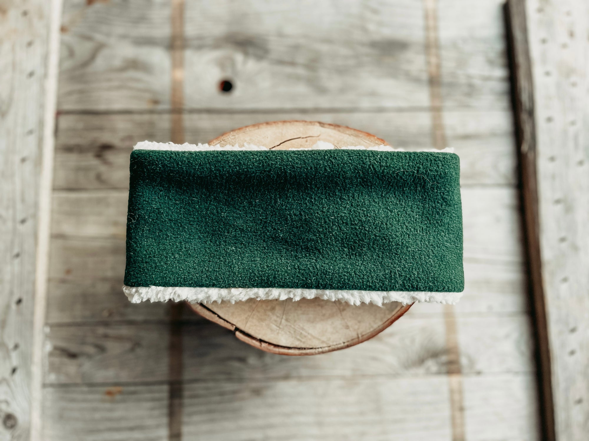 Bodhi & The Birchtree Fir Green Sherpa & Polar Fleece Headband - Bodhi & The Birchtree