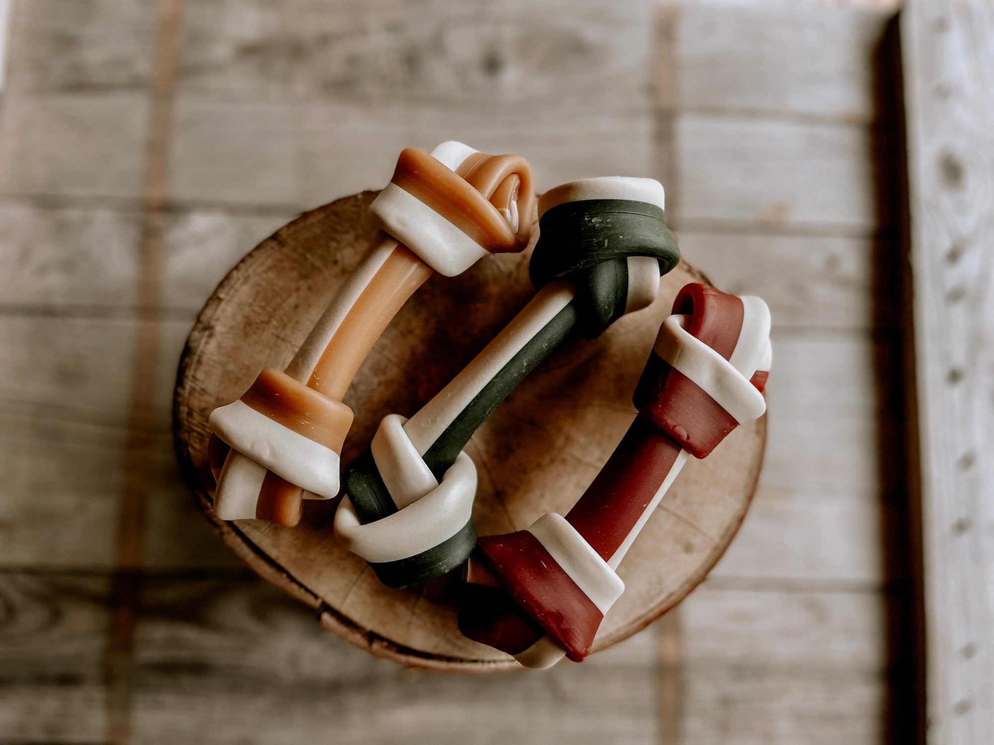 Large 18cm Veggie Knotted Bones - Mixed Flavours - Bodhi & The Birchtree