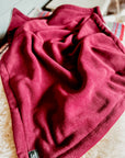 Bodhi & The Birchtree Wine Polar Fleece Blanket - Bodhi & The Birchtree