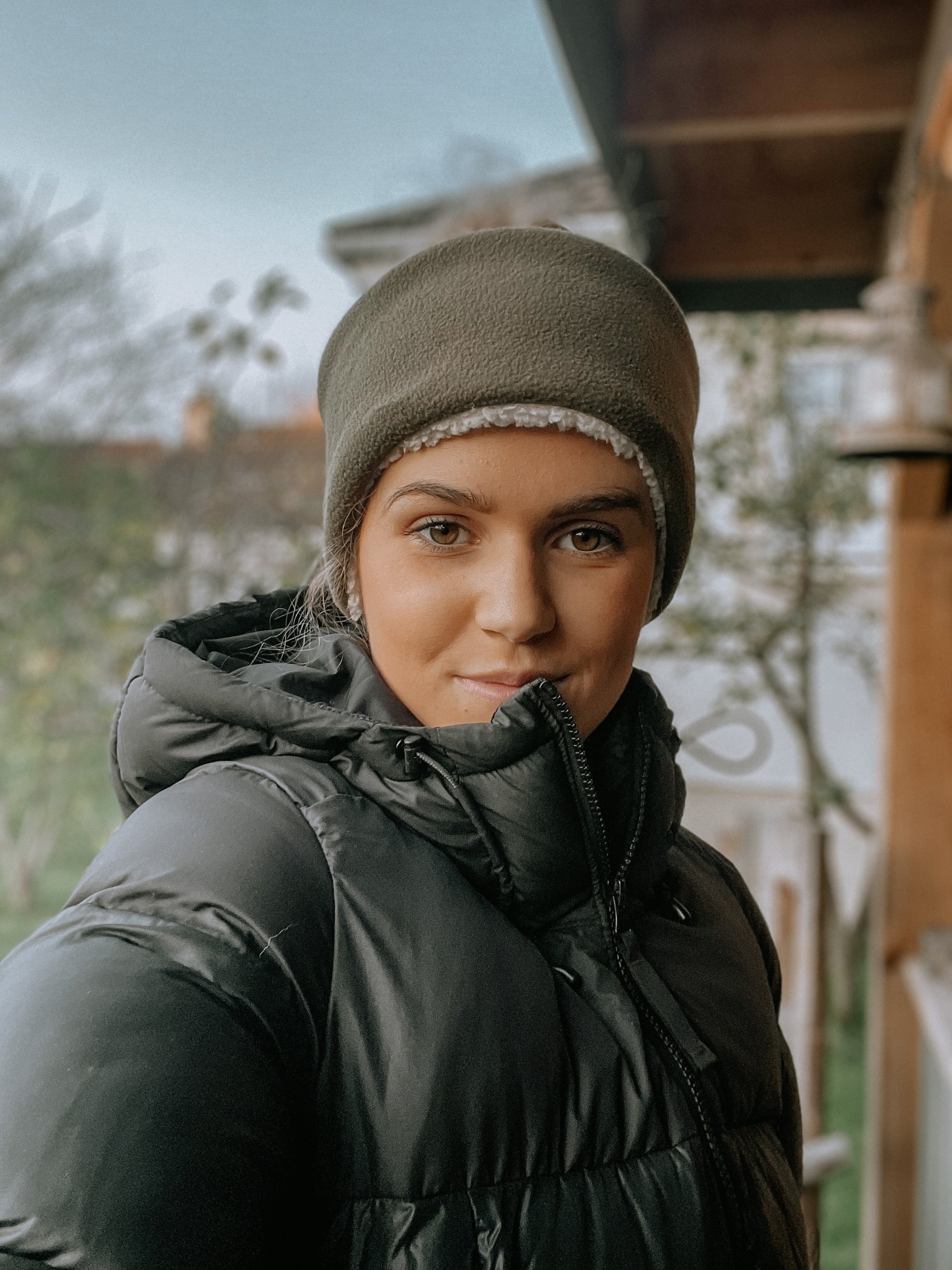 Bodhi & The Birchtree Khaki Sherpa & Polar Fleece Headband - Bodhi & The Birchtree