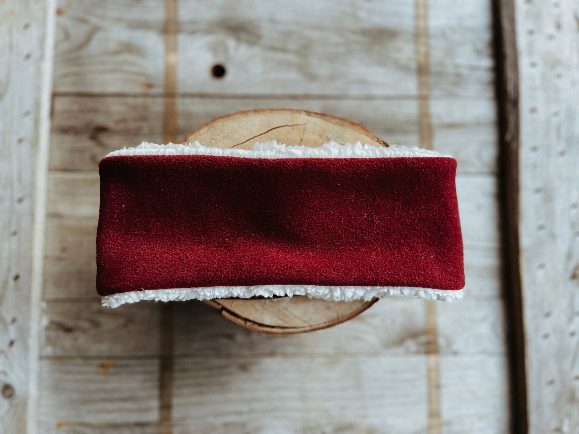 Bodhi & The Birchtree Wine Sherpa & Polar Fleece Headband - Bodhi & The Birchtree