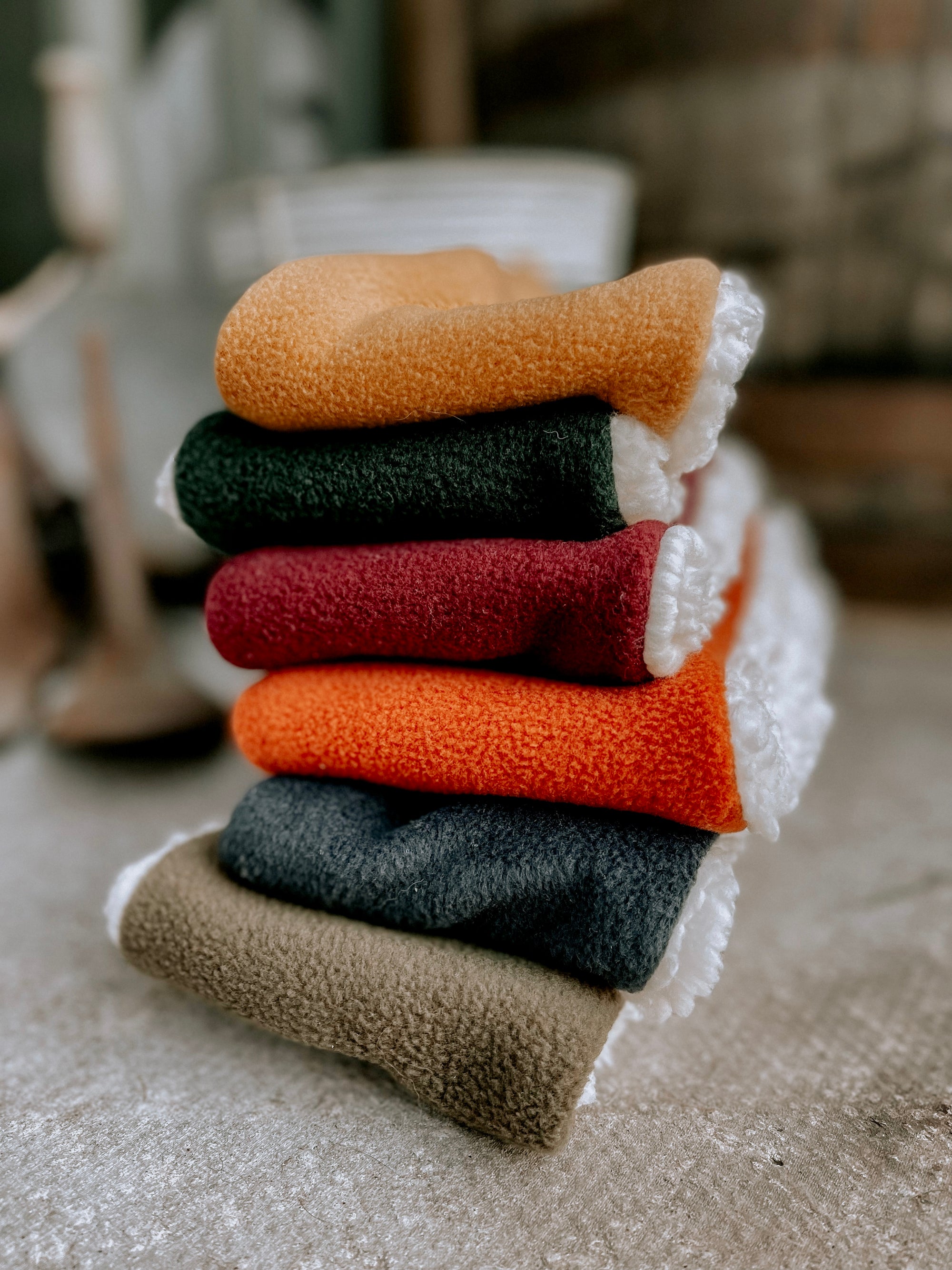 Bodhi & The Birchtree Burnt Orange Sherpa & Polar Fleece Headband - Bodhi & The Birchtree