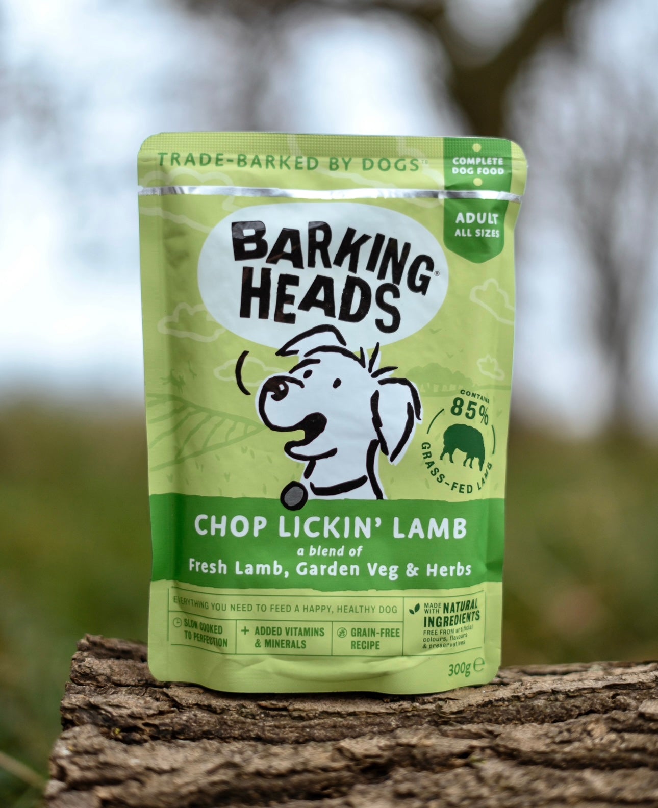 Barking Heads Chop Lickin’ Lamb Wet Food 300g - Bodhi & The Birchtree