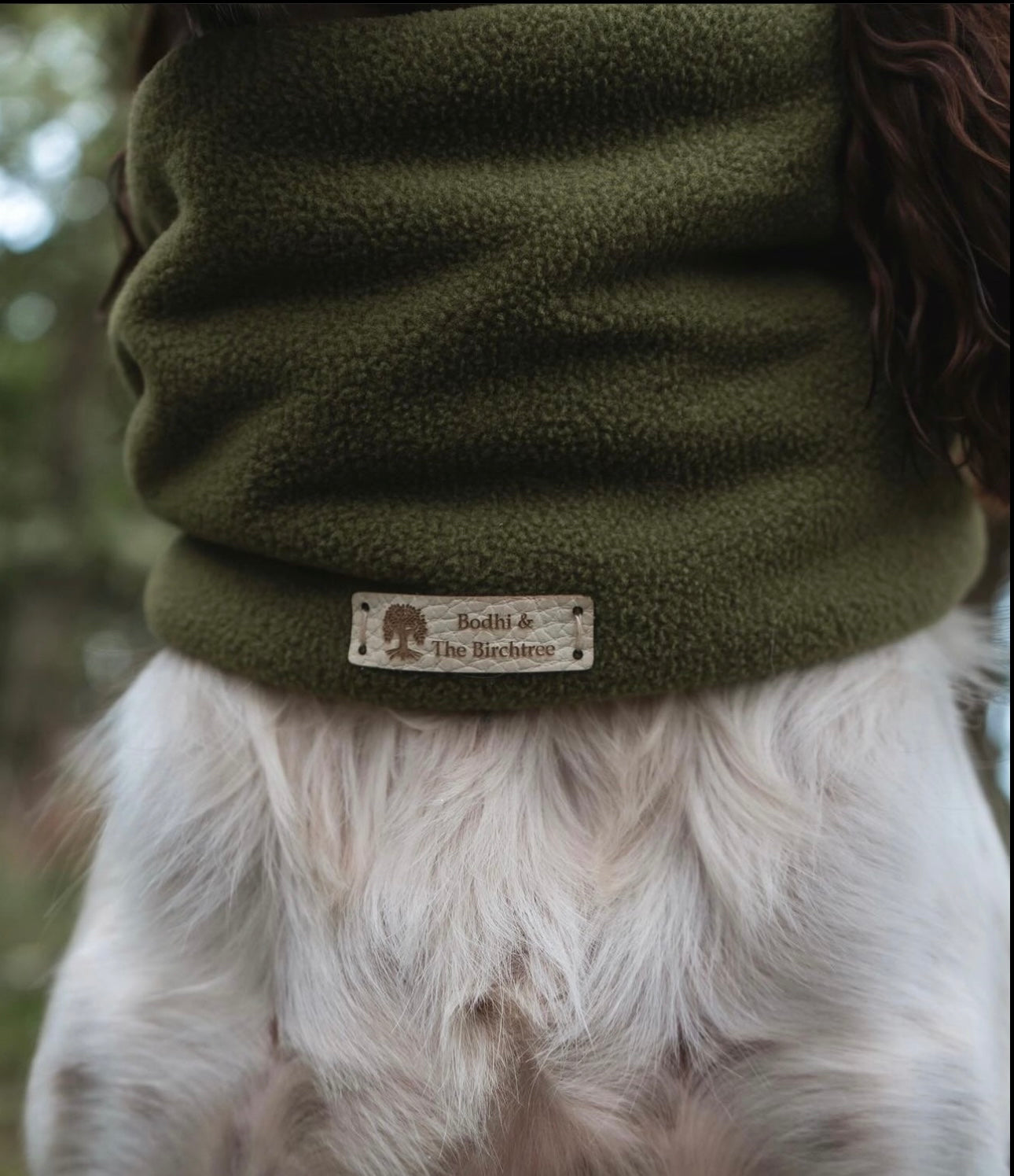 Bodhi & The Birchtree Khaki Green Fleece Snood - Bodhi & The Birchtree