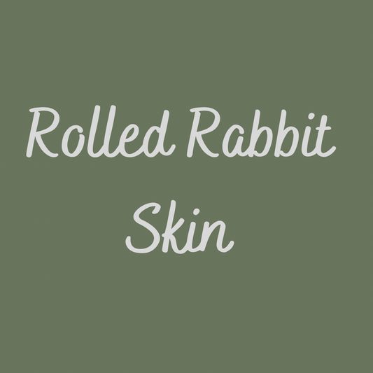 Rolled Rabbit Skin Offcut - Bodhi & The Birchtree