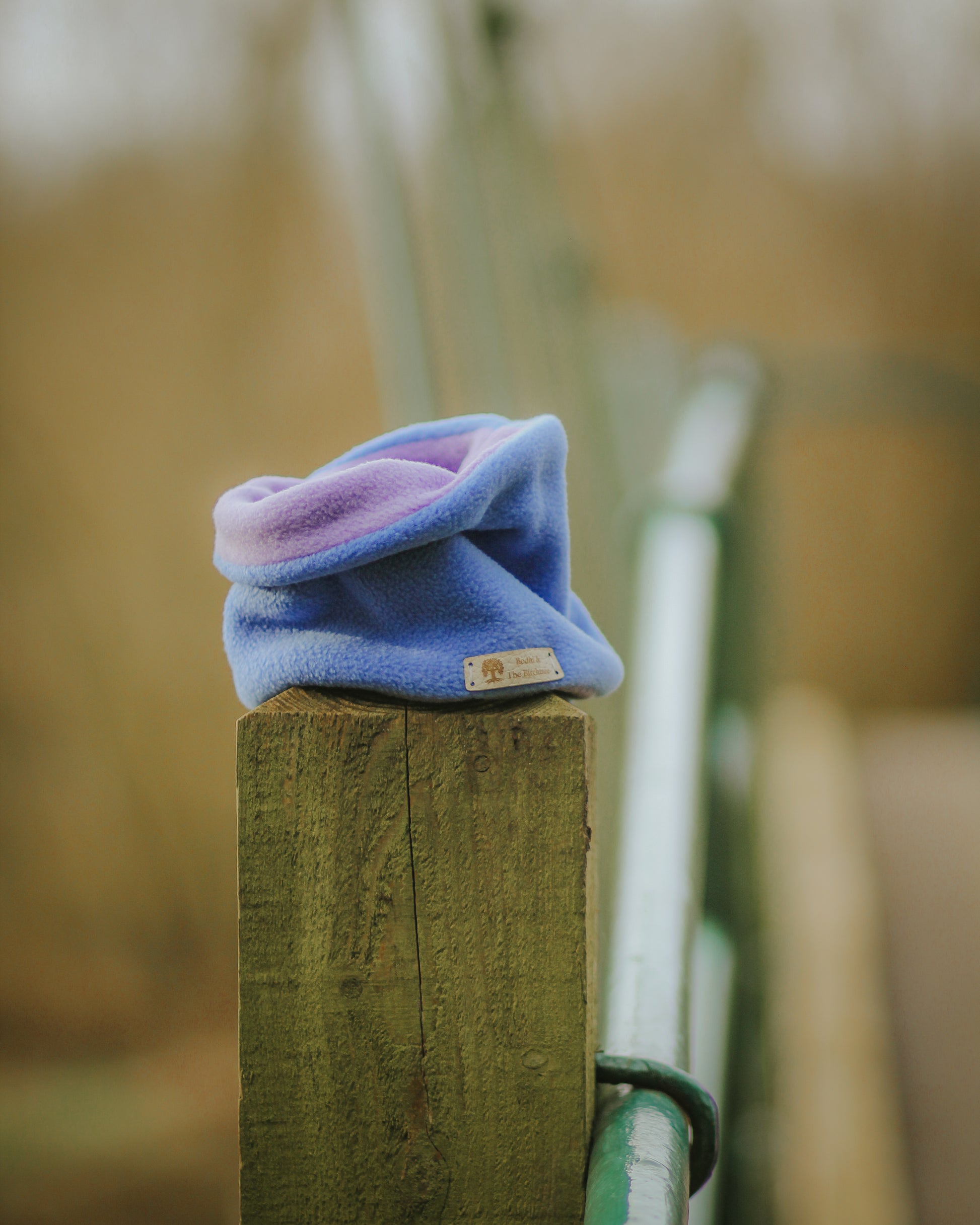 Limited Edition ‘The Nellie’ Dark Sky & Lilac Polar Fleece Snood - Bodhi & The Birchtree