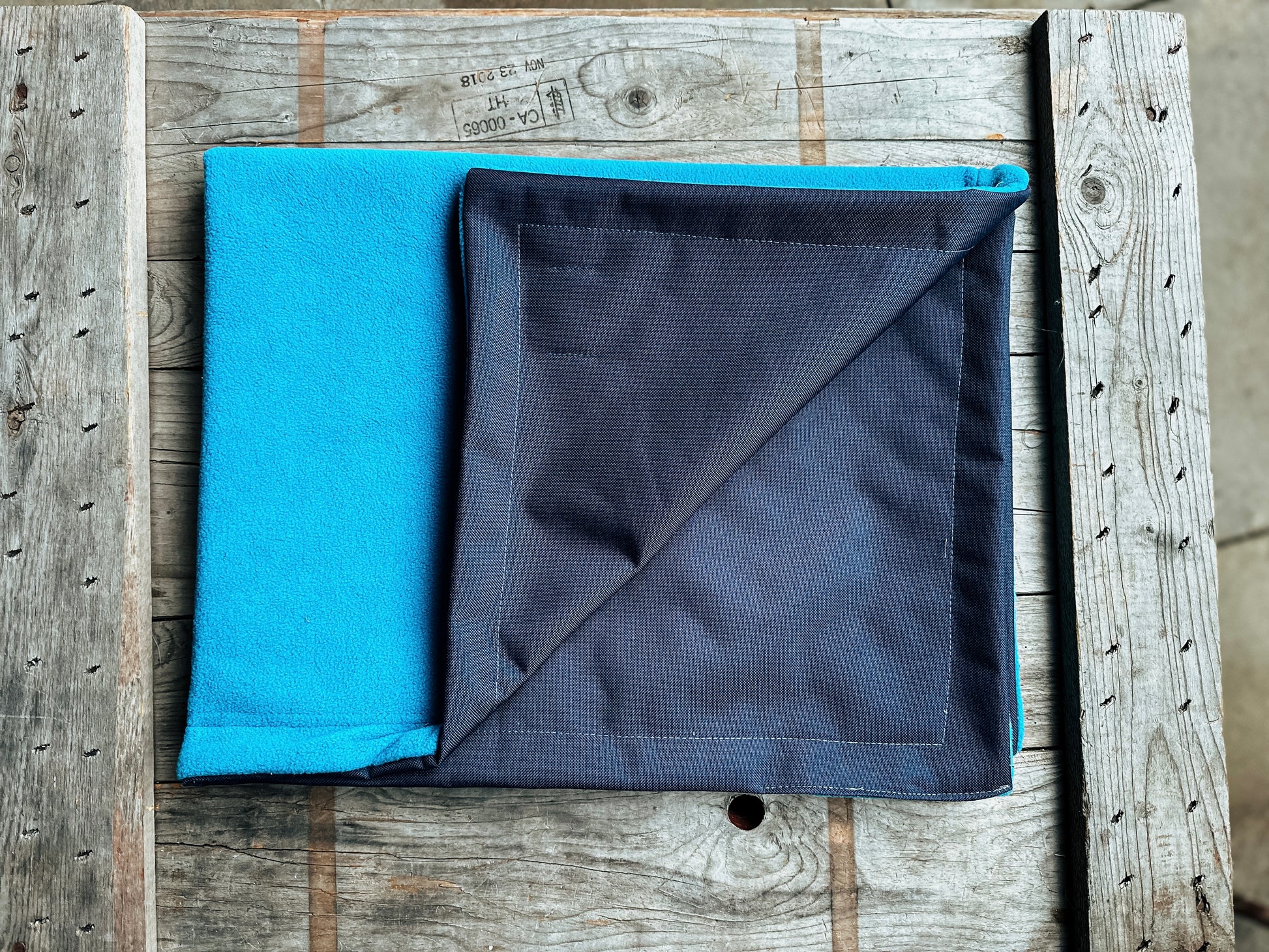 Not Quite Perfect Bodhi & The Birchtree Royal Blue & Navy Boot Blanket - Bodhi & The Birchtree