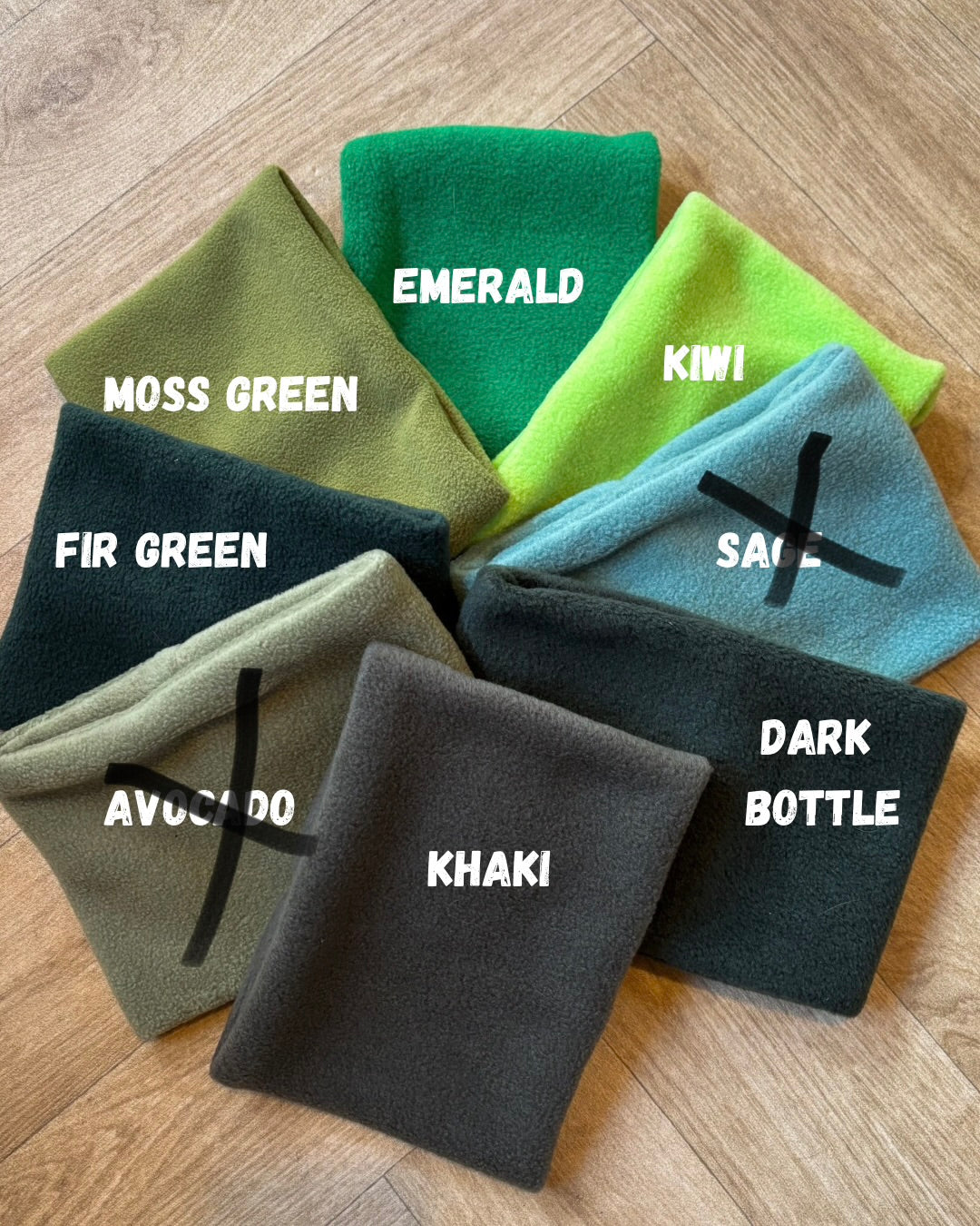 Build Your Own Polar Fleece Snood - Fiver Friday