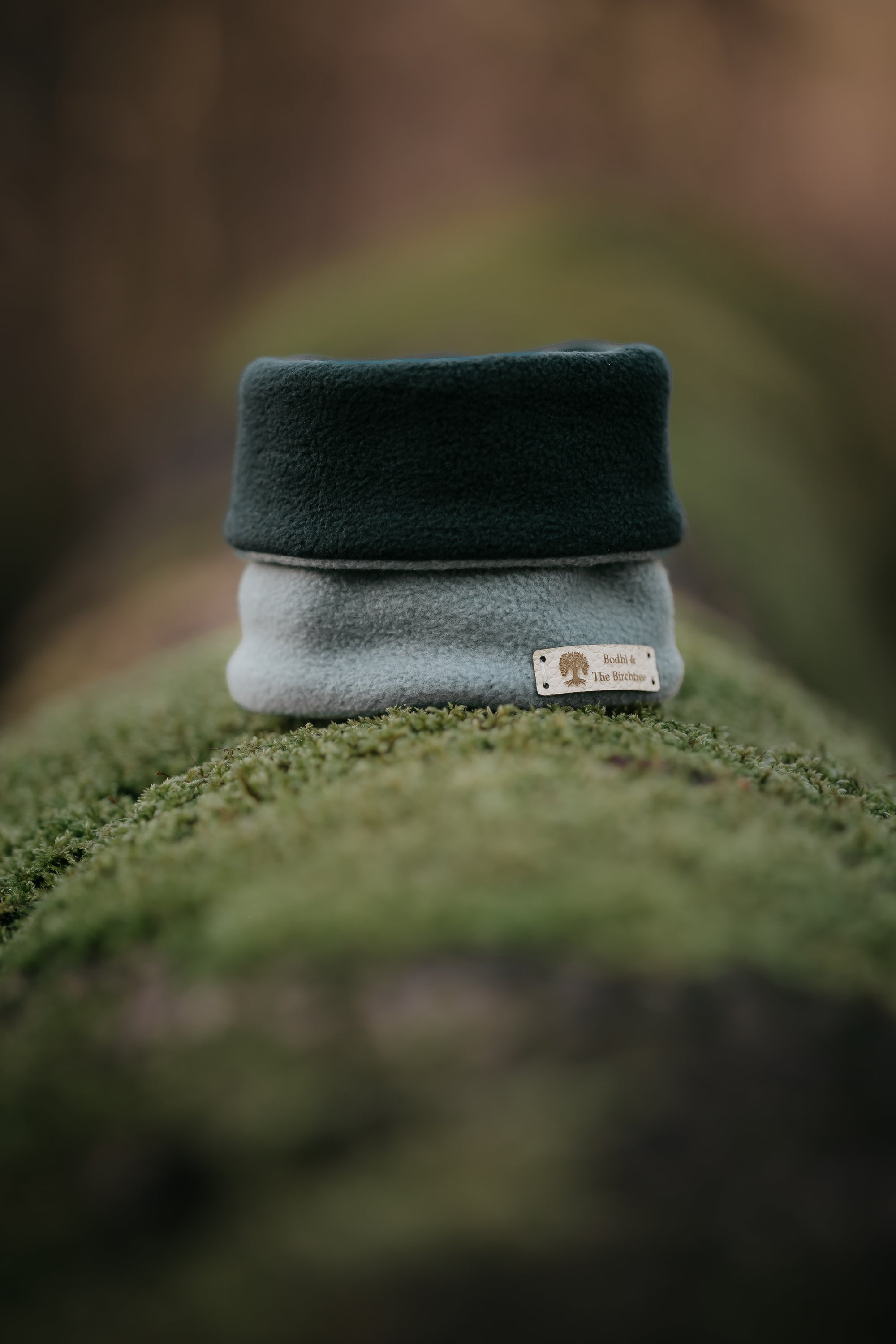 Limited Edition ‘The Nimble’ Sage & Bottle Green Polar Fleece Snood - Bodhi & The Birchtree