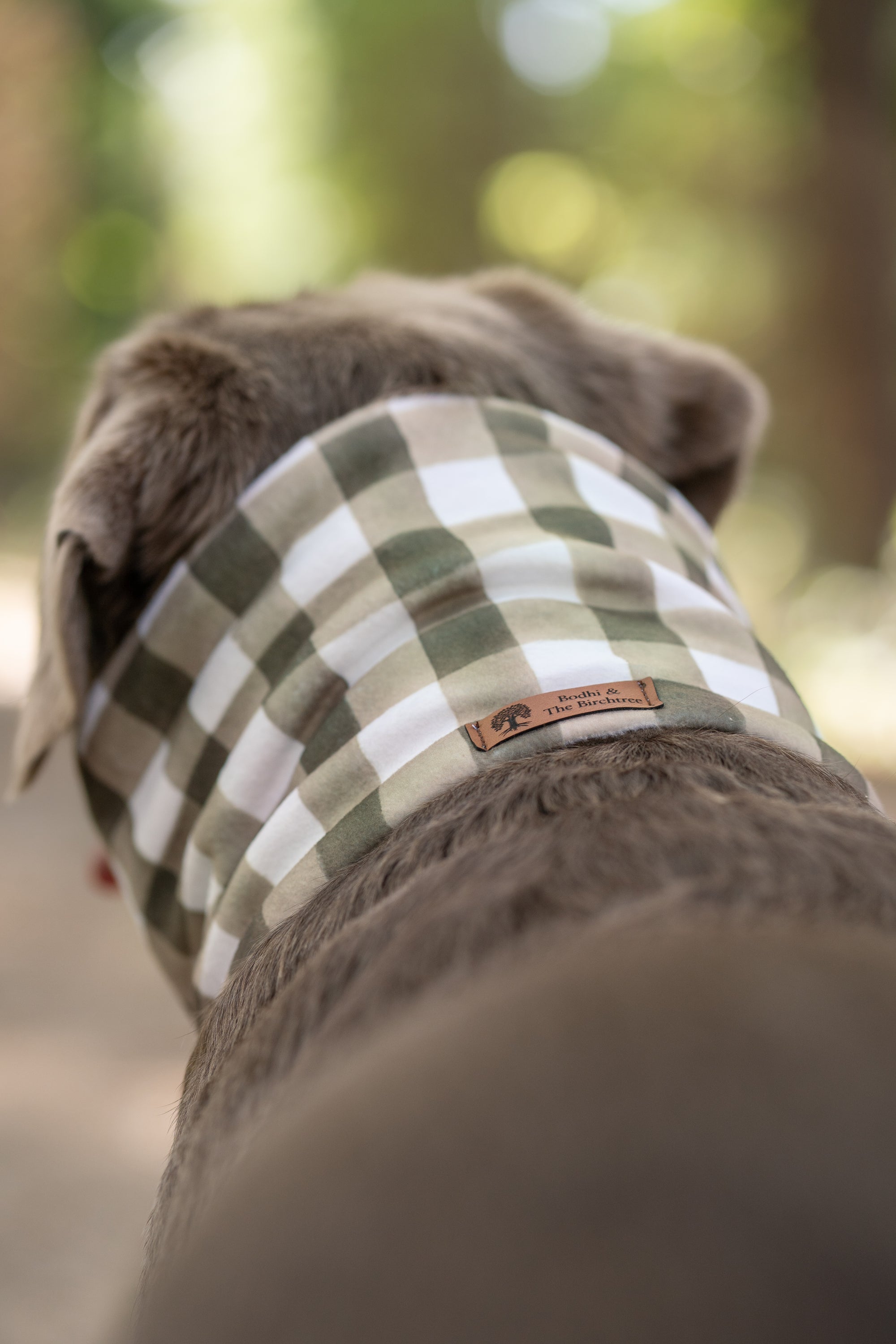 Buffalo Check & Dark Camel Polar Fleece Snood - Bodhi & The Birchtree