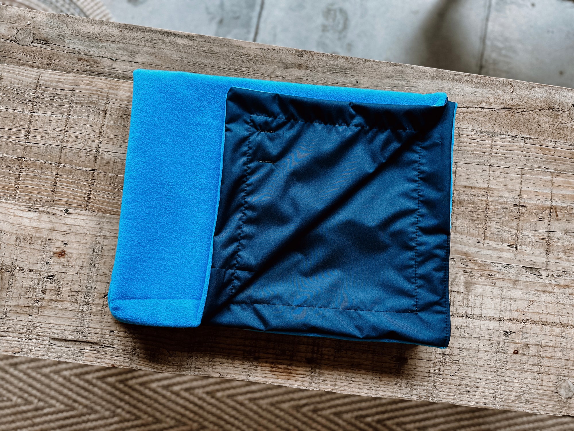 Bodhi & The Birchtree Royal Blue & Navy Boot Blanket - Bodhi & The Birchtree