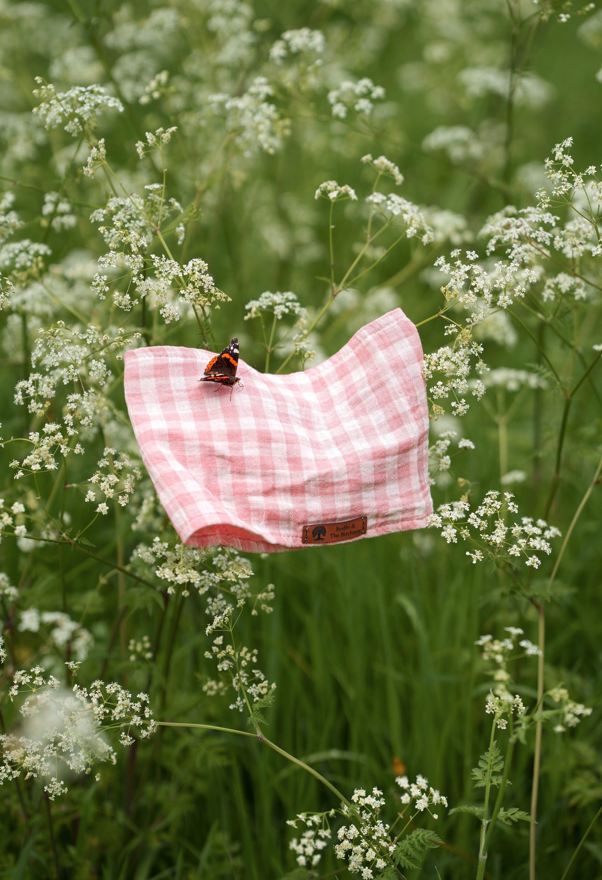 Not Quite Perfect Pink Gingham Summer Cooling Snood - Medium