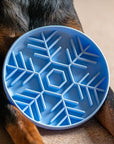 Snowflake Slow Feed Bowl In Ice - Bodhi & The Birchtree