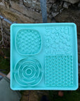 Square Slow Feeder Mat - Mint - Sale