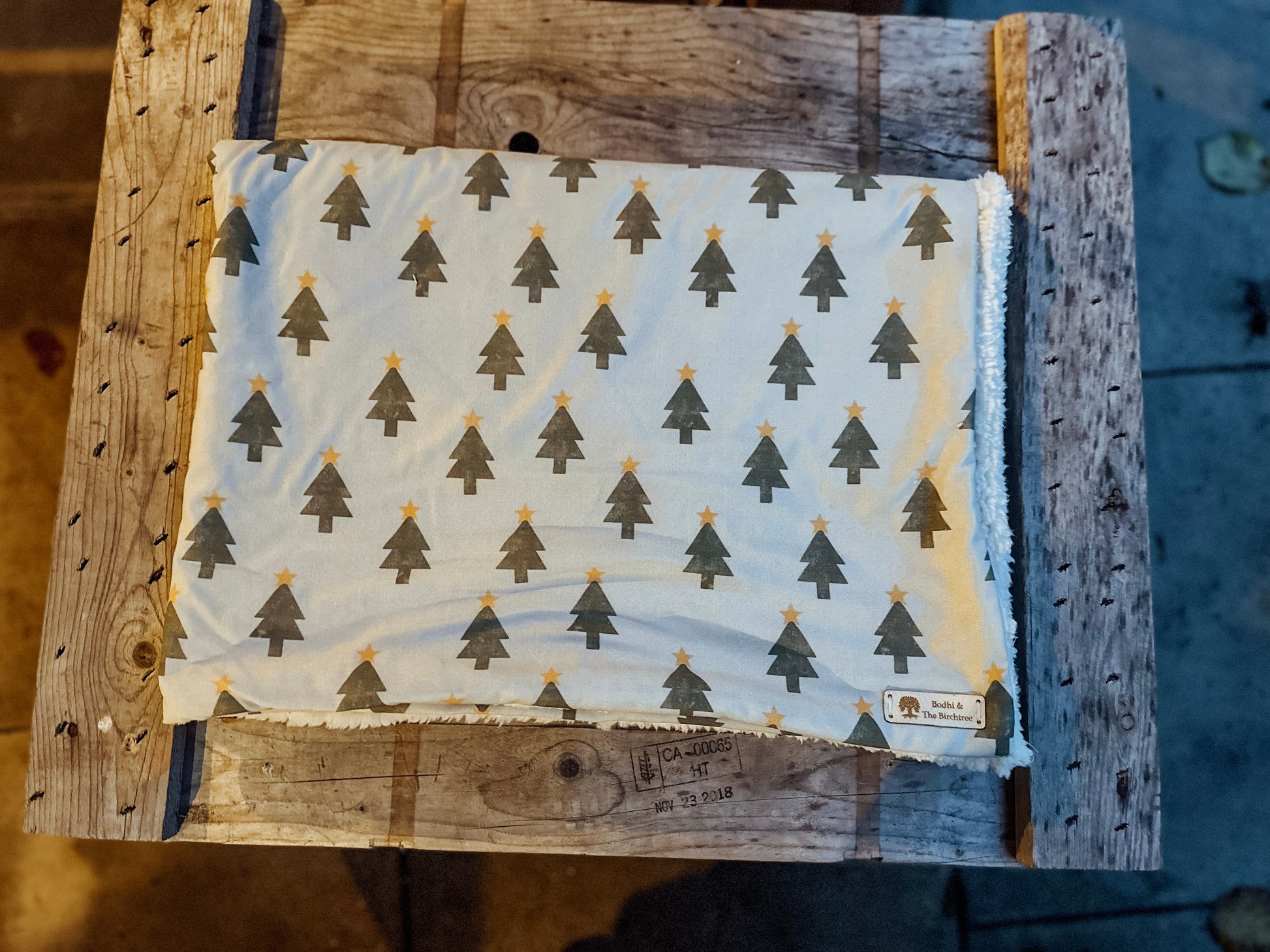 Not Quite Perfect Christmas Trees Sherpa Blanket (See Images) - Bodhi & The Birchtree