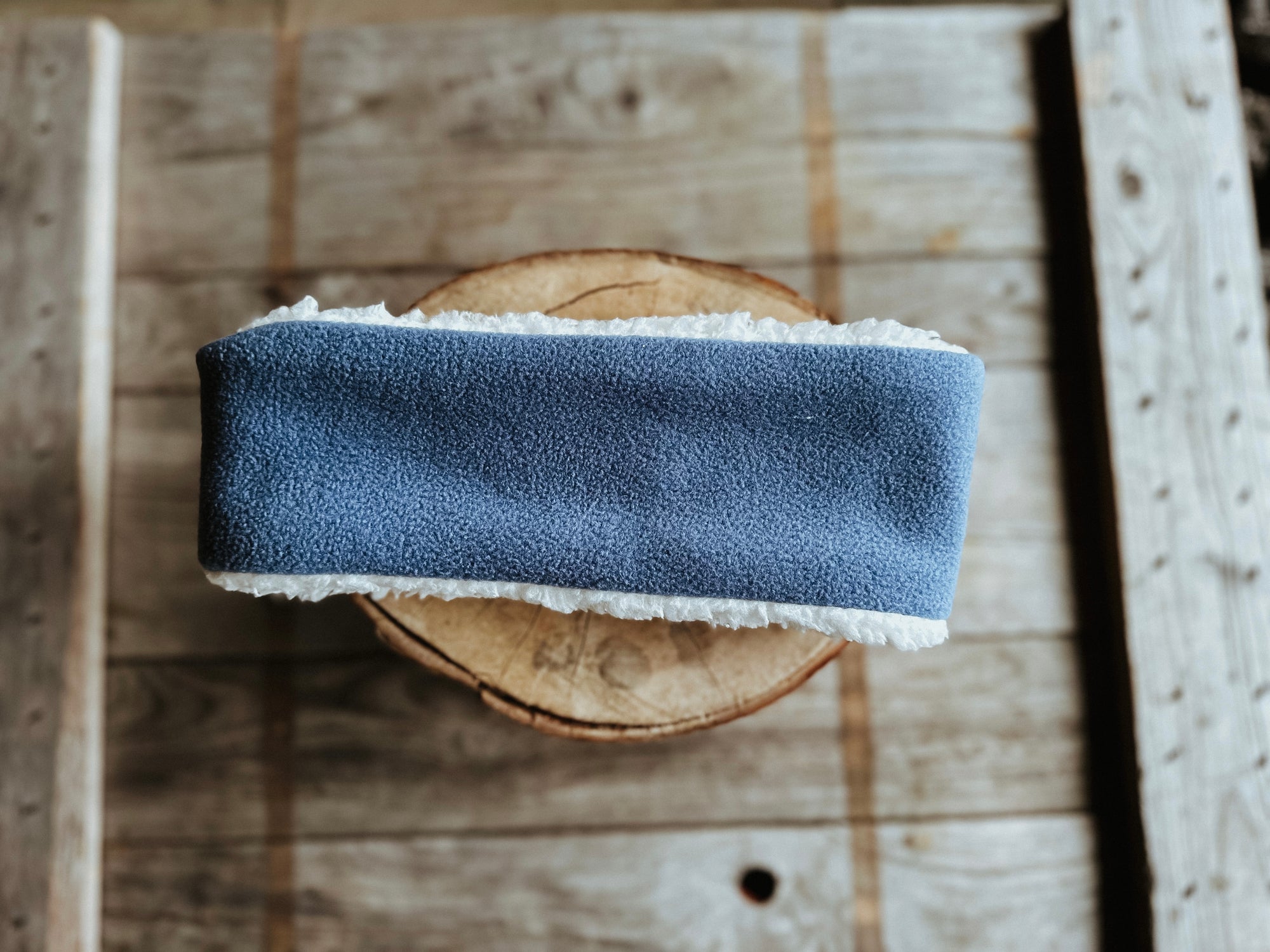 Bodhi & The Birchtree Airforce Blue Polar & Sherpa Headband - Bodhi & The Birchtree