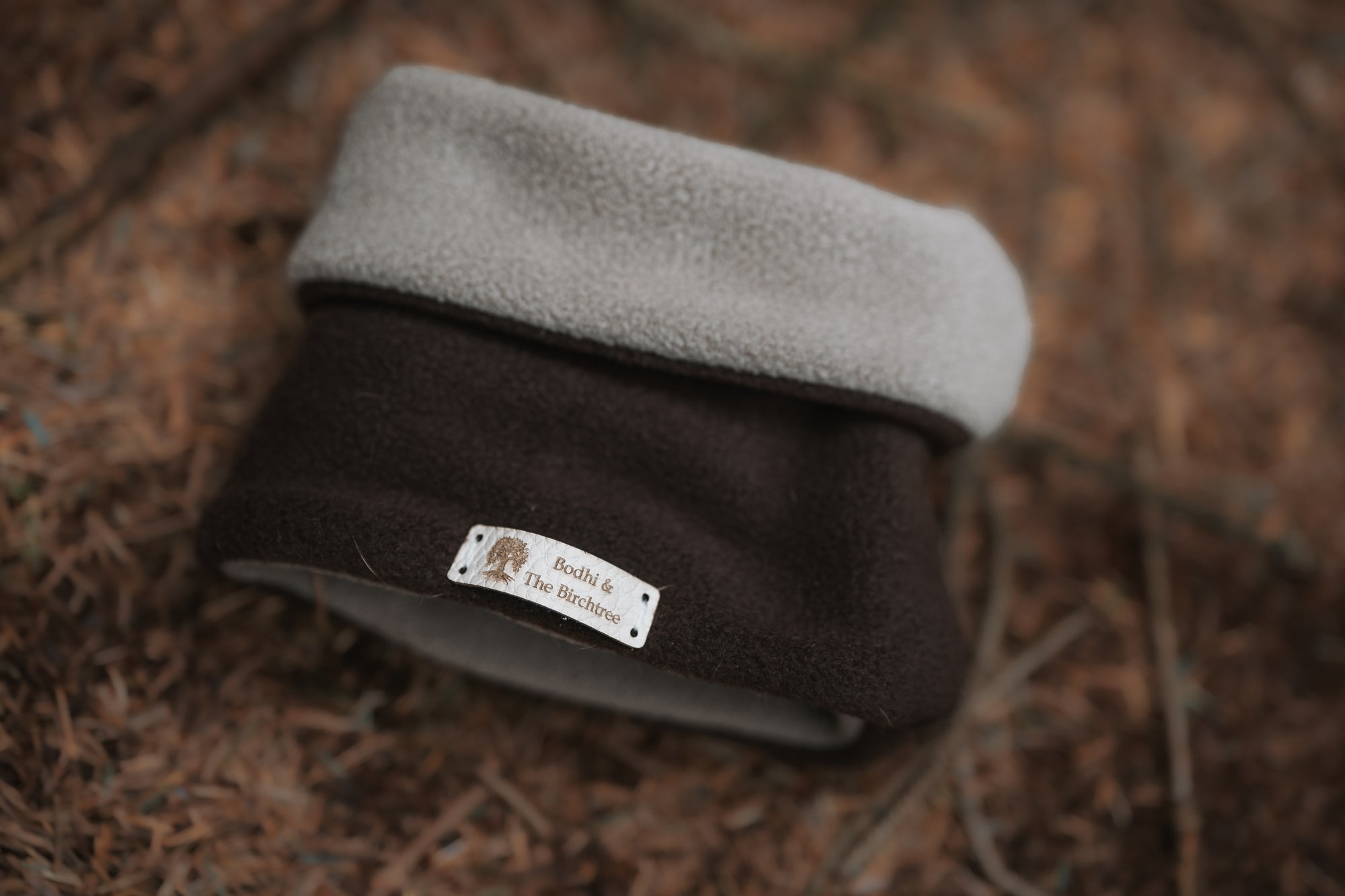 Limited Edition ‘The Mia’ Chocolate &amp; Dark Camel Polar Fleece Snood - Bodhi &amp; The Birchtree