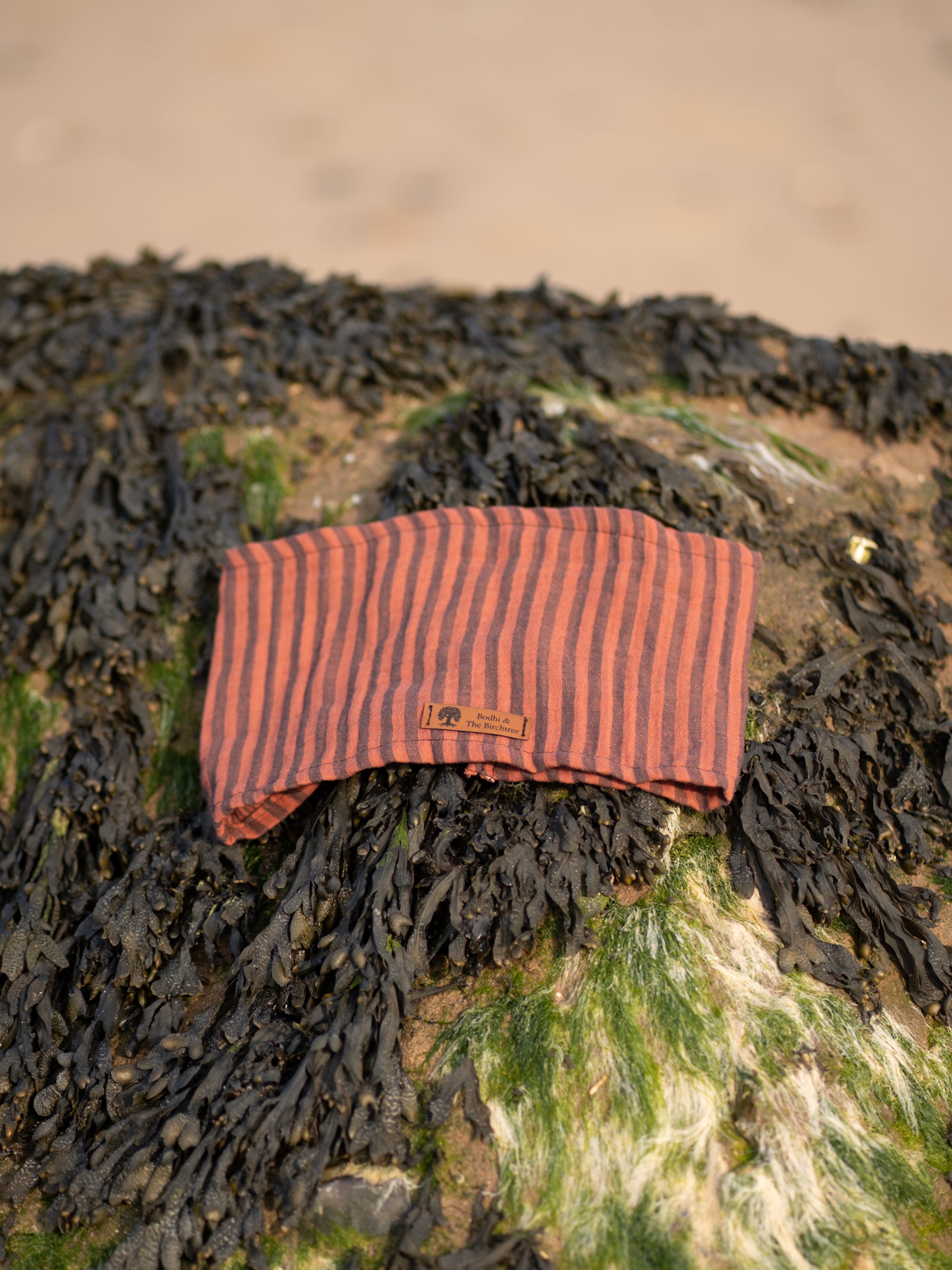 Toffee Stripe Summer Cooling Snood - Bodhi & The Birchtree